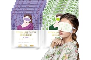 GUIDRE 10 rozgrzewających maseczek na oczy, parowa maska na oczy, kompresja na oczy, łatka eeye, maska na oczy parowa lawendowa, łagodzi napięcie i relaksuje suche oczy