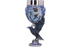 NEMESIS NOW Collectable Goblet Calice da Collezione Harry Potter Ravenclaw Hogwarts House, Resina, Blu Argento, 1 unità (Confezione da 1)