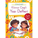 Kılavuz &Ccedil;izgili Yazı Defteri B&uuml;y&uuml;k Boy - Turuncu