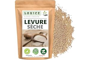 LOUICE Levure Sèche Instantanée 100g – Qualité Professionnelle | Levure Boulangère Rapide et Efficace | Idéale pour Pains, Viennoiseries et Pizzas