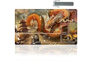 sabermaster MTG Playmat Table Mats Size 60X35 cm Mousepad Compatible for MTG RPG CCG Trading Card Game Play mats Original Play Mat Art Designs & Accessories (14)