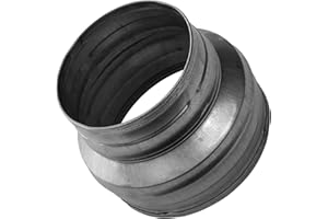 Vent Systems 150 mm auf 100 mm Rohr Reduzierung-Adapter - Reduzierverbinder für HVAC-Lüftungssysteme, Lueftungsrohr, Abluftrohr, Klimaanlage Verbinder - Rundrohr Reduktion / Reduzierstueck