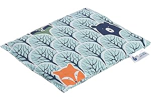 Medi Partners Termofor Pestki wiśni Poduszka rozgrzewająca 500g Prostokąt 20x25 Naturalny Ekologiczny Terapia ciepłem zimnem 100% Bawełna (Szop w lesie)