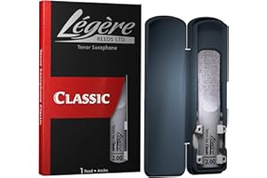 LEGERE Légère Reeds - Tenorsaxophonblatt, Classic, Blattstärke 2.00 (TS2.00) - Hochwertiges synthetisches Holzblasrohr