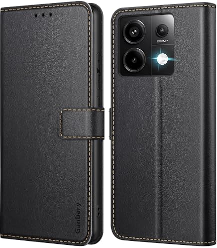 Custodia Portafoglio In Pelle Per Xiaomi Redmi Note 13 Pro 5G | Farfalla Dorata Con Supporto E Slot Carte