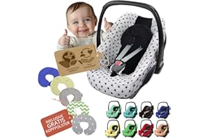 Bambiniwelt summer cover, protective cover, cover made of terry tea for Maxi Cosi Pebble stars.