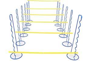 Vinex Six Haies d'agilité à Hauteur réglable - 48 cm - 63 cm