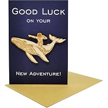 Old English Co. Glückwunschkarte Good Luck In Your New Job – Mit Vierblättrigem Kleeblatt, Geschenk Für Kollegen & Freunde