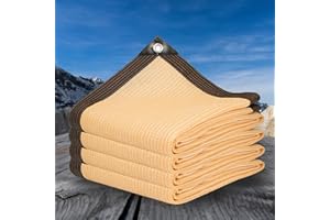 DGSFES Toldo Vela Rectangular Sombra Toldos Exterior Terraza Telas para Toldos Vela Sombra de HDPE 1x9m Malla Ocultacion Jardín Resistente a Los Rayos 90% UV con Ojales para Pergolas de Jardin Red Sombra