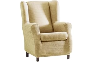 Eysa Aquiles Funda De Sofá, Poliéster/Algodón, Beige, 90