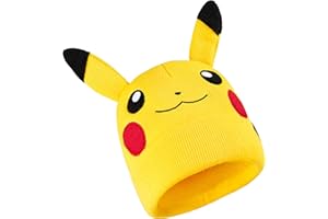 POKÉMON Pokemon Beanie Hat for Kids Anime Warm Knitted Winter Hat Pikachu Gengar Eeevee for School Travel Days Out Cosy Gifts for Gamers
