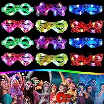 Occhiali LED Neon Per Feste - 12 Pezzi Multicolore | 3 Modalità Lampeggianti - Foto 9