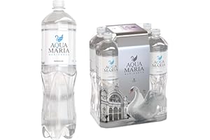 Aqua Maria Mineralwasser aus der Tschechischen Republik - Stilles Wasser mit geringer Mineralisierung - Das reinstes Heilwasser aus dem tschechischen Marienbad-Kurort - 6er Packung, je 1.5 Liter