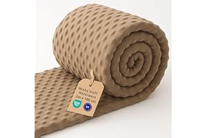 AMAZINGGIRL Tela minky por metros 2 M - Tejido suave para costura patchwork decoracion Ideal para ropa mantas colchas cojines accesorios y manualidades de costura DIY Oeko-Tex Beige