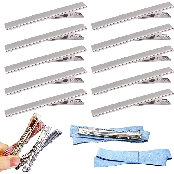 Swpeet 200 Stück Krokodil-Haarspangen, 4,6 Cm – Metall, Einzeln Gezinkt, Für Styling & DIY