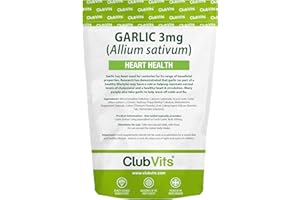 Club Vits Garlic 3mg - 365 Tablets