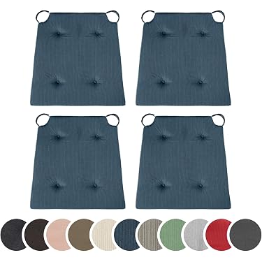 Stuhlkissen Aus Plüsch & PP-Baumwolle – Sitzpolster Mit Gurt, 45x100 Cm | Für Büro, Schaukelstuhl & Sofa, Wärmend & Komfortabel