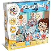 Science4you Corps Humain Kit – Découvrez Les détails du Corps Humain, Trouvez Toutes Les Curiosités des Organes, Squelette et