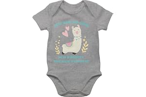 Shirtracer - Baby Body Junge Mädchen - Sprüche Baby - Lama Ich bin so süß ich könnte Zucker Pupsen