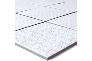 MOSAFIL Mosaikfliesen Keramik Istria Weiss