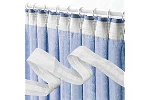 Giugio Ruban fronceur, plissé, universel, à coudre, en polyester, 30 m x 2,5 cm