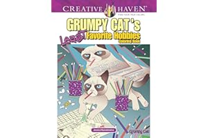 Creative Haven Grumpy Cat's Least Favorite Hobbies