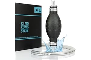 King Kong State Pompe manuelle - Pompe de transfert XL pour liquides tels que l'eau, l'essence, le diesel ou les mélanges d'huile - Idéale pour les voitures et les motos