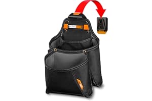 ‎TOUGHBUILT ToughBuilt - Werkzeugtasche mit mehreren Fächern – strapazierfähig, Deluxe-Qualität, langlebig – Patentierte ClipTech™ Naben- und Arbeitsgürtel