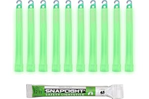 Cyalume Barras de luz verde SnapLight 15cm, 6 inch super brillante con duración de 12 horas (cartón de 100)