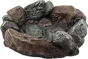 INTERGARDEN Vogelbad Garten 30cm, Vogeltränke Stein, Wassertränke für Vögel, Vogelbrunnen, Vogel-Badewanne, Vogeldusche, Vogeltränken, Vogeltränke Manukau Größe M, Vogeltränke Garten, Wasserschale für Vögel