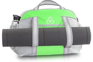 ADT ACHIEVE DISCOVER THRIVE ADT Yoga Bag, Mat Carriers, Large Pilates Bag, Gym Bag with Adjustable Straps and Fits All Mats Size, Yoga Mat Bag with Free Cooling Towel