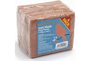 Marriage's Honeyfields Suet Block with Fruity Flavour (4 Pack) for Wild birds