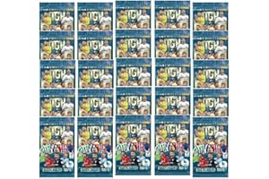 Genérico Megacracks 2025 2026 colección de Cartas de la Liga (25 Sobres (archivador no Incluido))