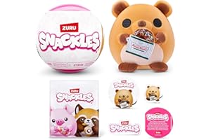 Snackles 13 cm großes Plüschspielzeug Serie 3 von ZURU, Plüschspielzeug mit Snackmarken-Accessoire, Core Licensed