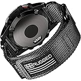 Kompatibel med Garmin klockband, superrobust nylon sportrem med vävd ögla design, för fênix/Forerunner/Vivoactive/Approach/MA