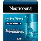 Neutrogena Hydro Boost All Skin Types Oil Free Night Cream 50ml | Regenerating Facial Care with Pure Hyaluronic Acid, Moistur