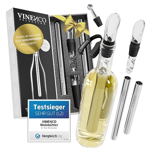 VINENCO Weinkühler-Set 7-in-1 mit Dekanter