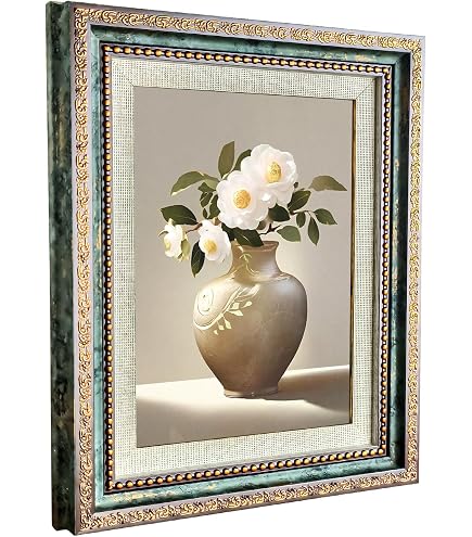 Lot De 4 Cadres Photo Dorés Style Baroque - Format A4 (21x30 Cm), Avec Verre, Pour Certificats, Diplômes Ou Photos