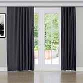 Gauze Fabric Design Blackout Antrasit Karartma &Ouml;zellikli Fon Perde 150 x 200