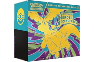Pokémon: Caja de Entrenador Élite de Megaevolución-Héroes Ascendentes (1 Carta de promoción con ilustración expandida, 9 Sobres de Mejora y Accesorios prémium)