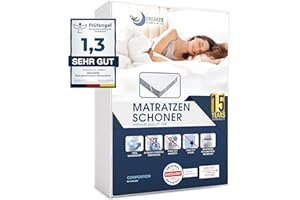 Dreamzie Matratzenschoner 180x200 Wasserdicht Made in EU und Oeko-TEX Zertifiziert Atmungsaktive Matratzenauflage
