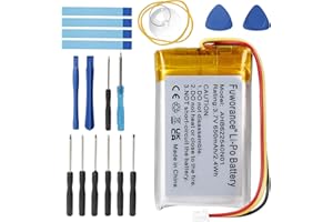 Fuworance 650 mAh 3.7 V AHB622540N01 Batteria di ricambio compatibile con Momentum 2.0 3.0 HD 4.40 4.50 Compatibile con Urbanite XL Cuffie Audio Compatibile con Aerox 9 5 Mouse