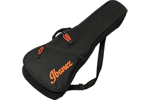 Ibanez IUBT301-BK - Custodia Per Ukulele Tenor, Nero/Arancione