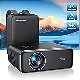 【Autofokus/Trapezkorrektur】 Beamer, Full HD 1080P 20000 Lumen Beamer WiFi6 Bluetooth Beamer, 4P/4D Trapezkorrektur 300 '' Dis