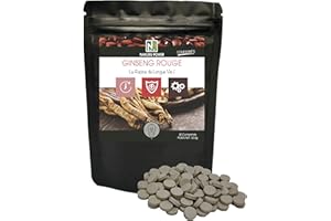 NAKURU | Ginseng Rouge | 60 Comprimés de 540mg | Gamme Power | Fabriqué en France | "La Racine de longue Vie!"