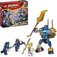 LEGO NINJAGO Pack Mech da Battaglia di Jay, Giochi per Bambini e Bambine da 6 Anni in su, Action Figure Giocattolo da Costrui