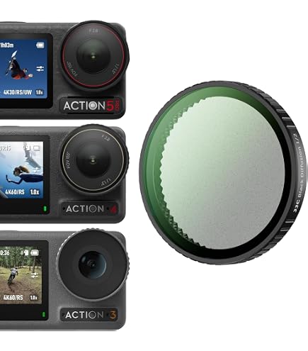 STARTRC Filter Set Für DJI Mini 5 Pro Zubehör, 6 Pack Filter Black Diffusion Mist Filter/LPR/UV/ND16/64/CPL Mini 5 Pro Drohnen Objektivfilter, Mehrfach Beschichtetes Optisches HD Glass