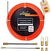 Professional Cable Guide 0.5 cm 20 Metres Polyester Braided | Electrical Cable Grommets with Interchangeable Terminals, Repla