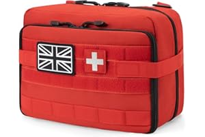 Jueachy Tactical Molle Pouch Large Admin Bag Utility Tool Pouches Molle Attachment EDC Pouches Expandable Molle Pouches for Hiking Hunting Organizer Medical Pocket Patch Included