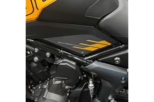 labelbike - Naklejki 3D Ochrona i Dekoracje Boczne Motocykl kompatybilny z Triumph Tiger 800 Sport 2025 - Kolor Ochra